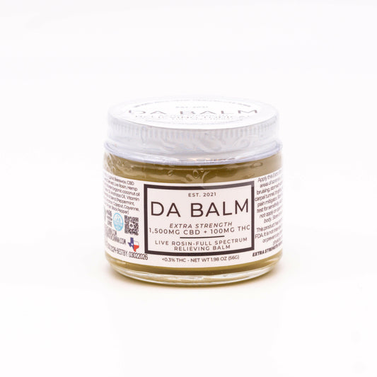 Da Balm - 1500mg CBD + 100mg Delta.