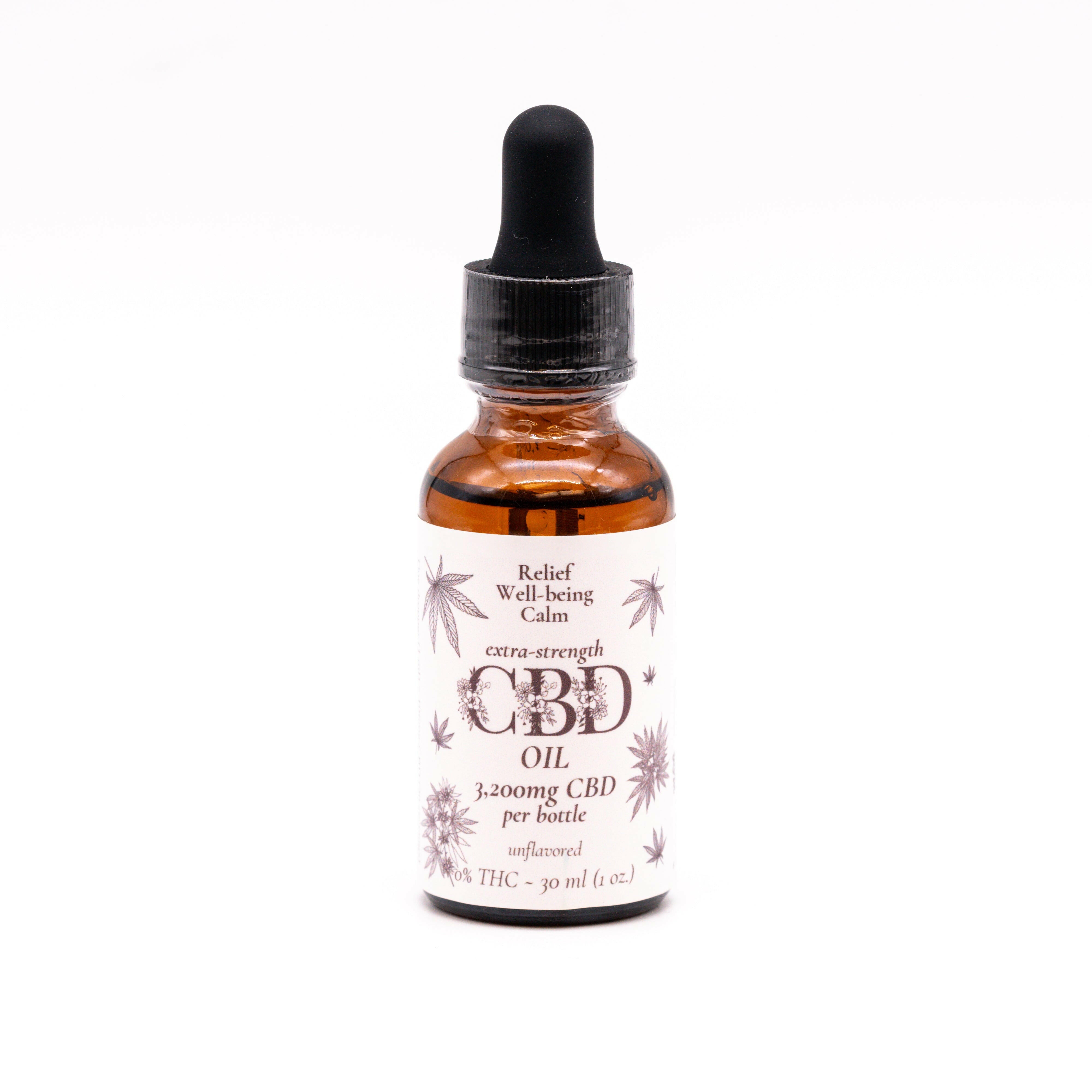 Extra Strength 3200mg CBD Oil - 1oz Bottle