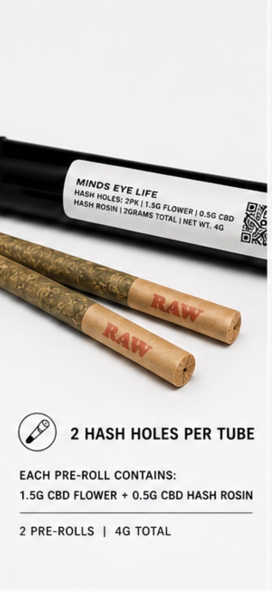 Minds Eye CBD Hash Holes - 2 pack