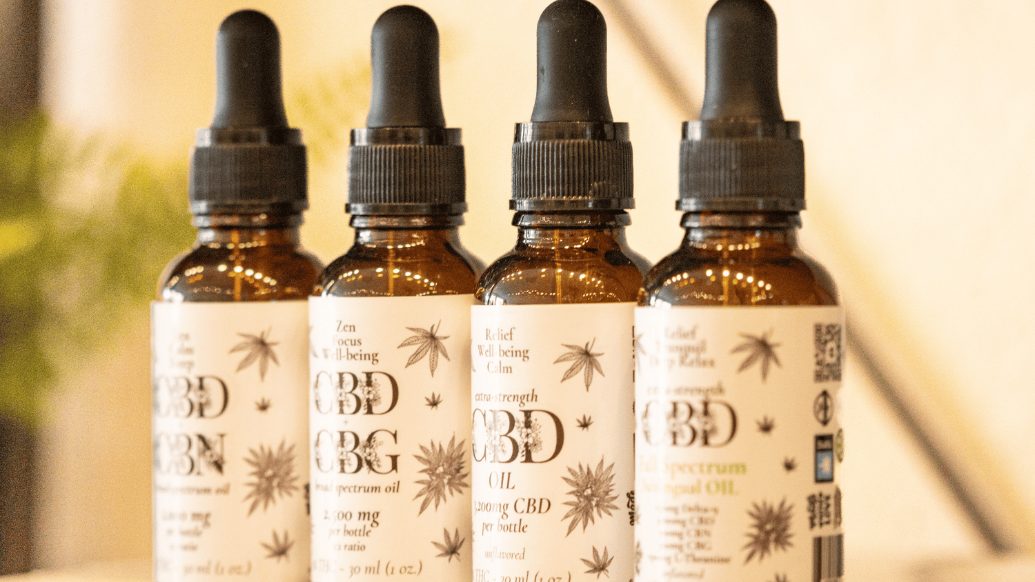 Image of CBD product packaging.