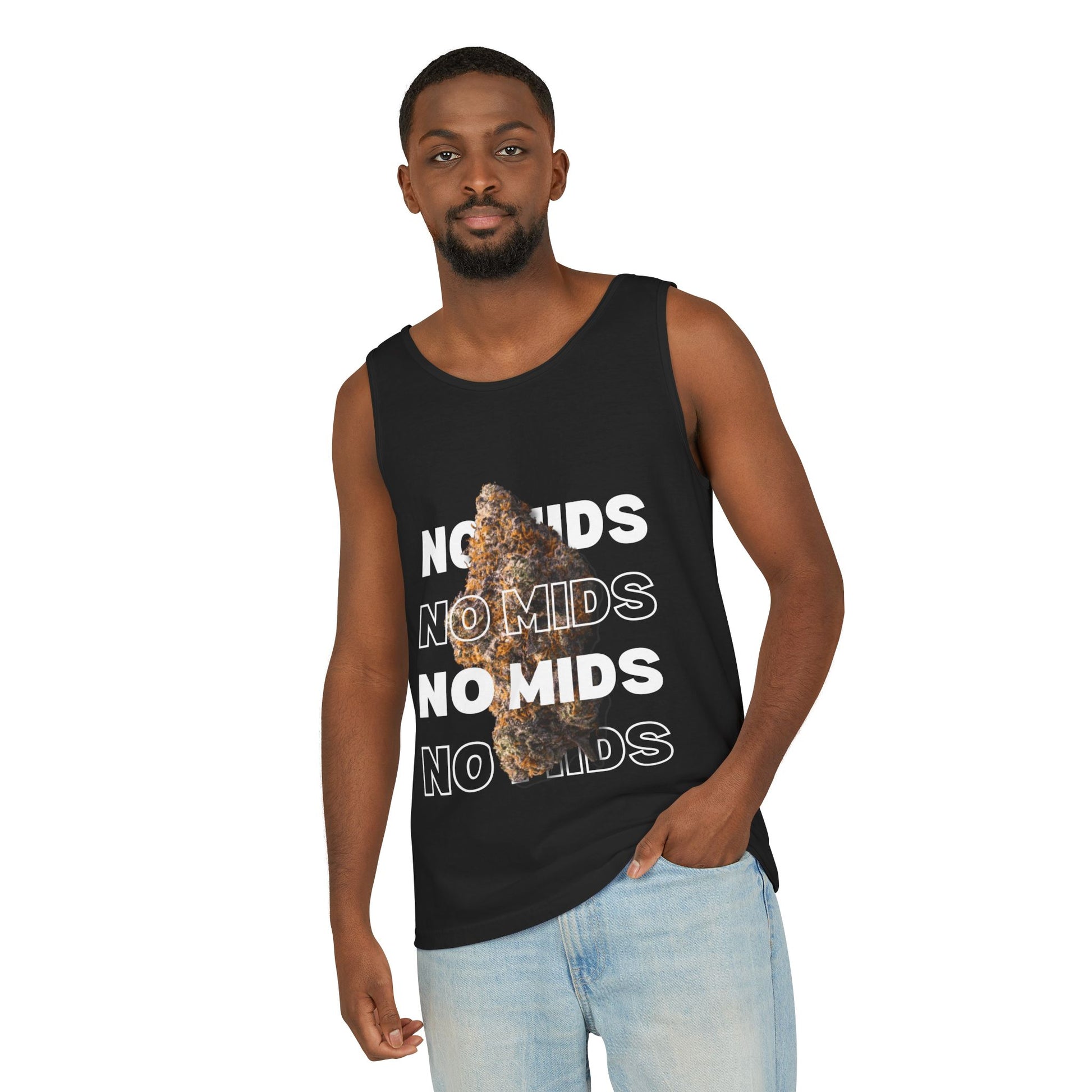 "No Mids, Only Exotics" Men's Garment-Dyed Tank Top