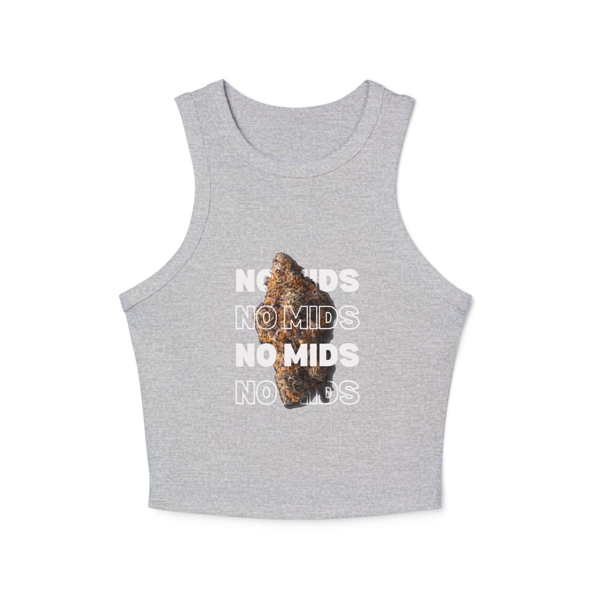 "No Mids, Only Exotics" Women's Racerback Tank Top