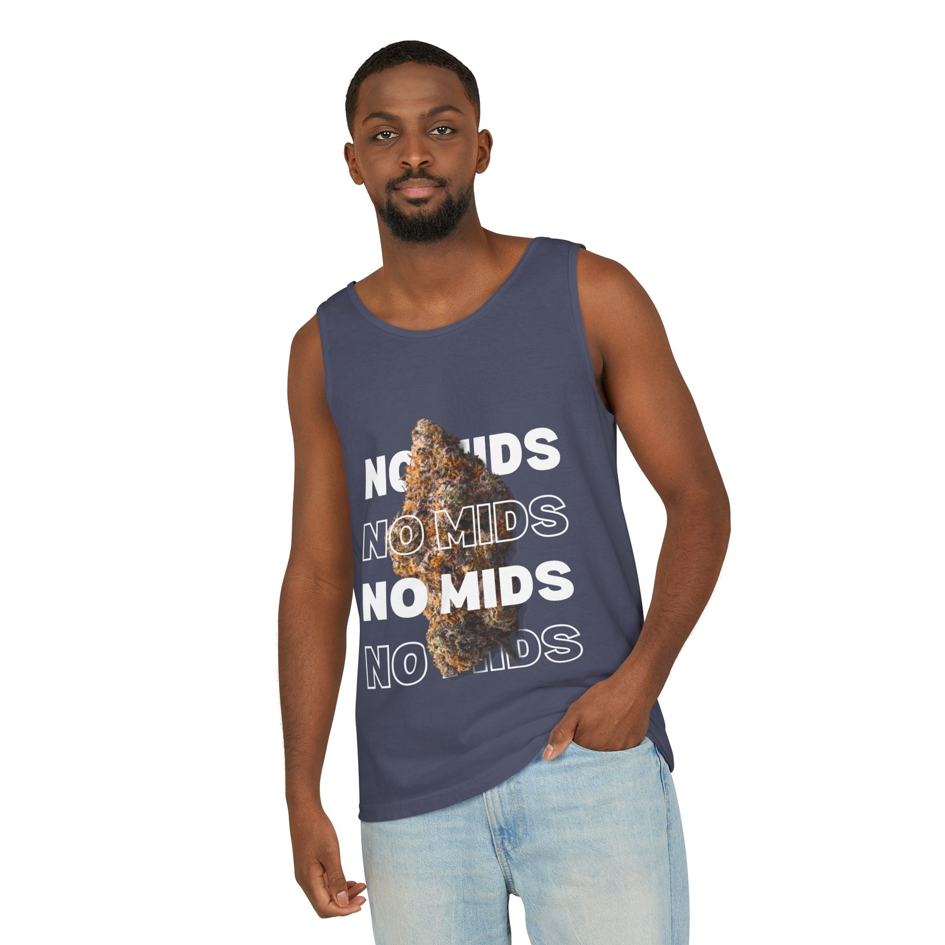 "No Mids, Only Exotics" Men's Garment-Dyed Tank Top