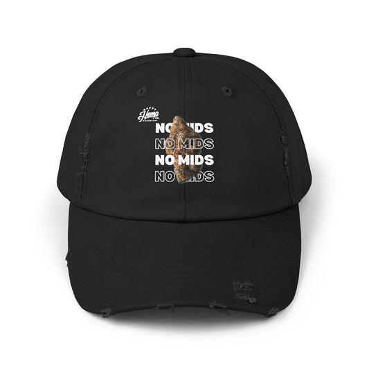 "No Mids, Only Exotics" Pre-Torn Distressed Hat