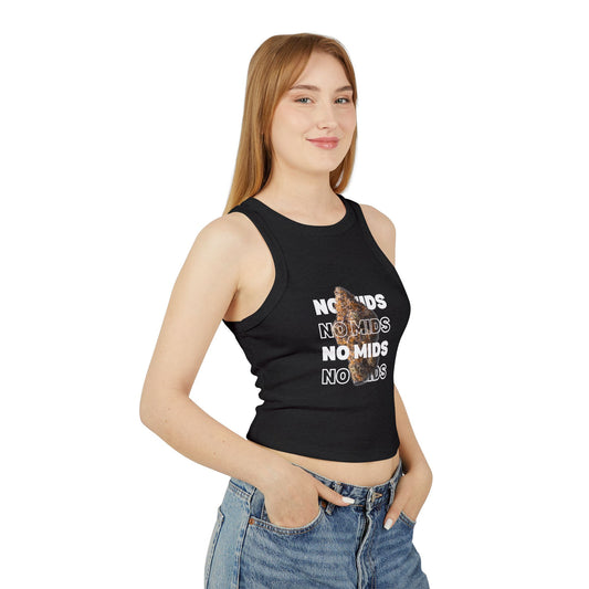 "No Mids, Only Exotics" Women's Racerback Tank Top