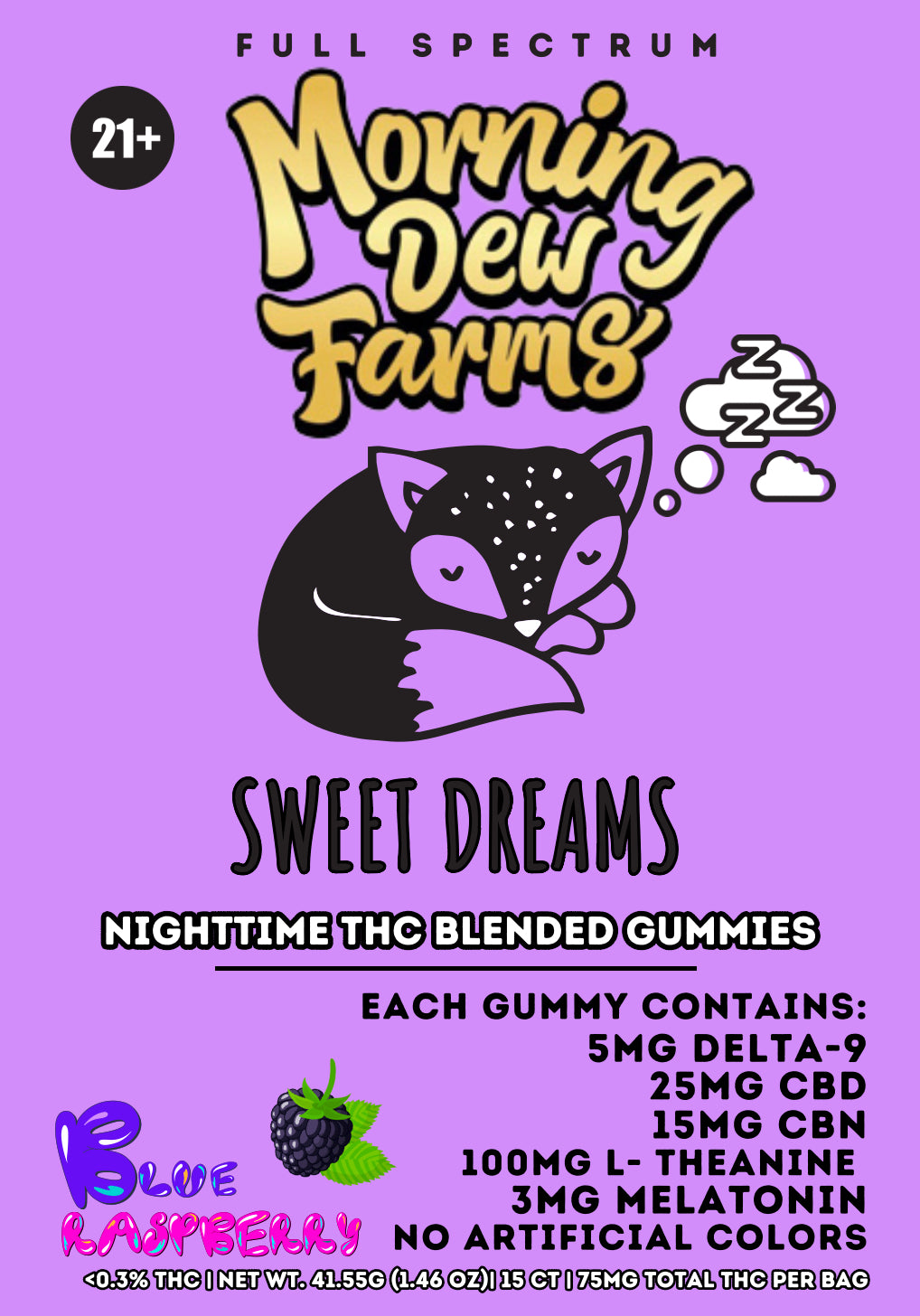 Morning Dew Farms - Sweet Dream 5mg D9