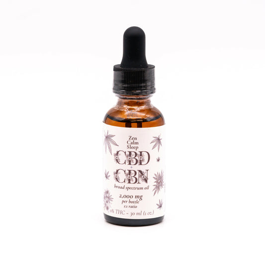 CBD CBN Oil - (30mg CBN + 30mg CBD) Tincture.