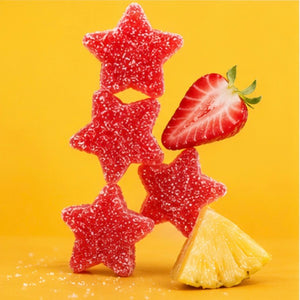Strawberry Pineapple Dream Gummies, Reserve Blend, Holy Smokes