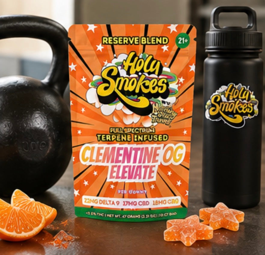 Clementine OG Elevate, Reserve Blend Gummies, Holy Smokes