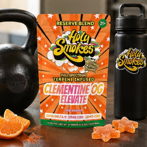 Clementine OG Elevate, Reserve Blend Gummies, Holy Smokes