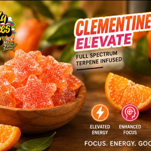 Clementine OG Elevate, Reserve Blend Gummies, Holy Smokes