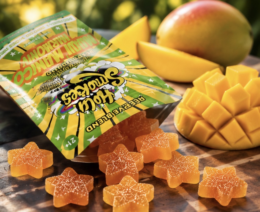 Maui Mango Harmony Gummies, Reserve Blend, Holy Smokes