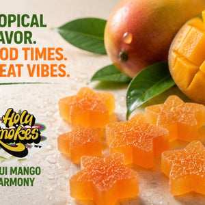 Maui Mango Harmony Gummies, Reserve Blend, Holy Smokes