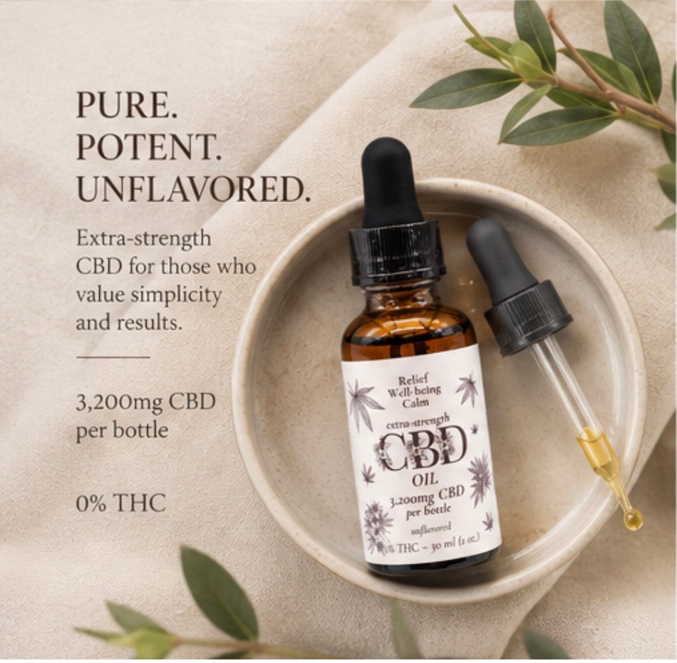 Extra-Strength CBD Oil – 3,200mg CBD