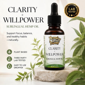 Clarity + Willpower Sublingual Hemp Oil