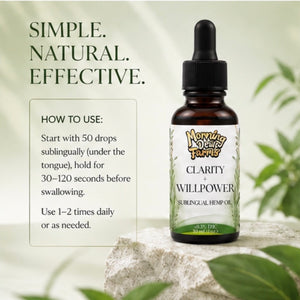 Clarity + Willpower Sublingual Hemp Oil