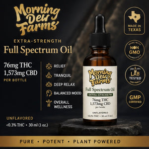 Premium Hemp-Derived CBD, Full Spectrum Sublingual Oil