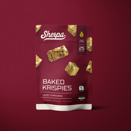 Sherpa Baked Krispies 25mg Sweet Cinnamon